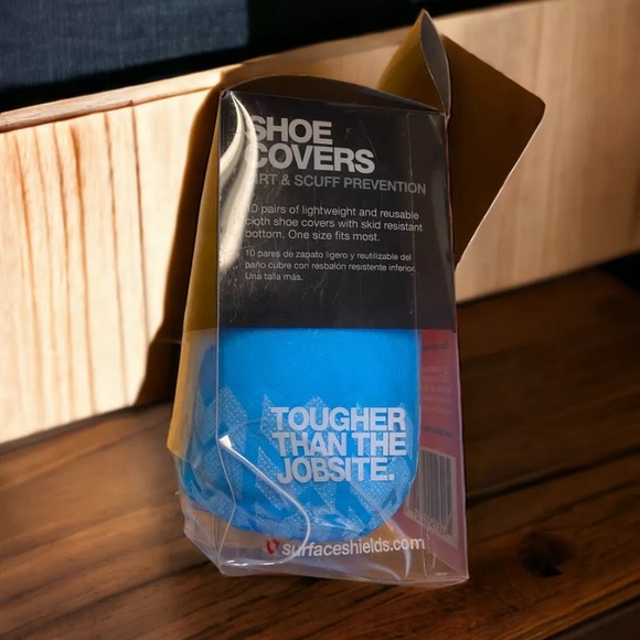 10 Pairs Surface Shields Skid Resistant Bottom Reusable Shoe Covers - Unisex - Picture 5 of 7